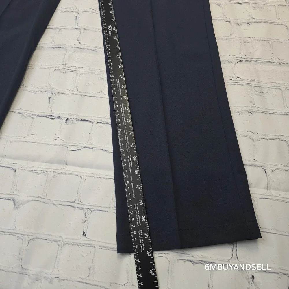Greg Norman Mens‎ Navy Blue Performance Stretch Golf Pants 36x32 Wicking Comfort